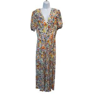 NWT STAUD Milla Maxi MLFW Millefiore Hippie Pattern Dress 12 Orig $345